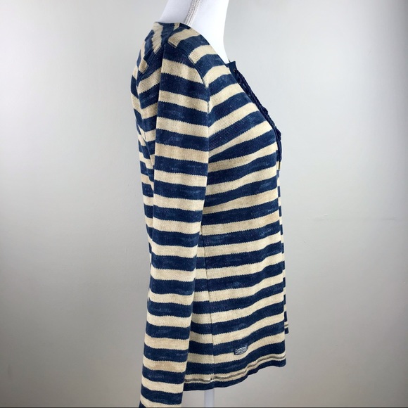 Ralph Lauren Lace-Up Ribbed Long-Sleeve Henley-Style Shirt Top Size XL NEW - Picture 10 of 10